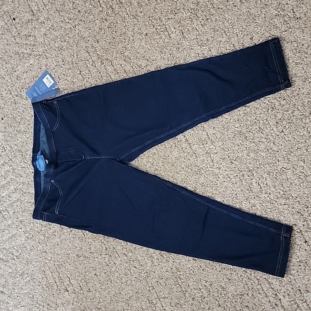 Simply Vera Vera Wang Knit Capri     Pull-on Jean LeggingColor - Dark Blue